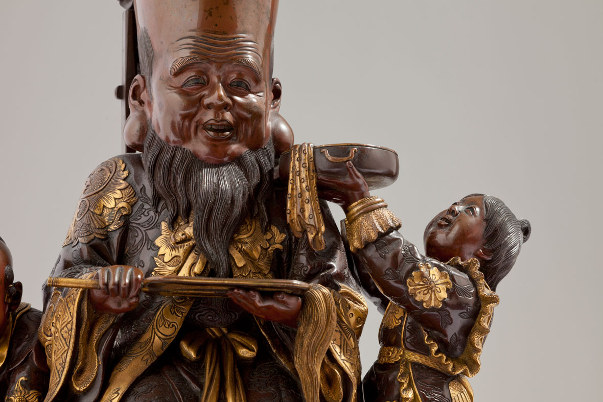 Bronze Miyao Man with Long Head